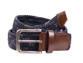 Herren Gürtel Navy/Braun