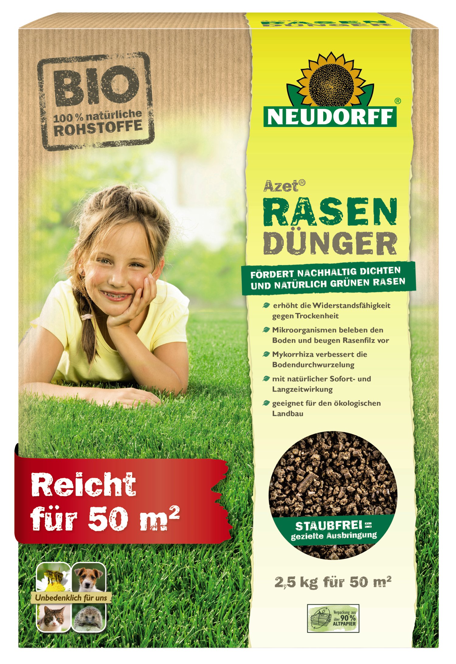 NEUDORFF® Azet RasenDünger 2,5 kg