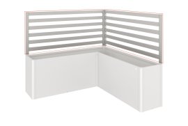 BIOHORT Rankgitter für L-FO, silber-metallic