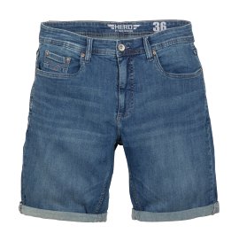 Herren Bermuda Kingsville Washed Hellblau 34
