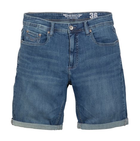 Herren Bermuda Kingsville Washed Hellblau 40