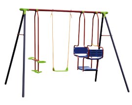 3-tlg. Kinderschaukel - Gondel, Wippe, Brett