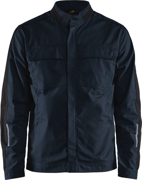BLÅKLÄDER Industrie Jacke Stretch dunkel-marineblau/schwarz M