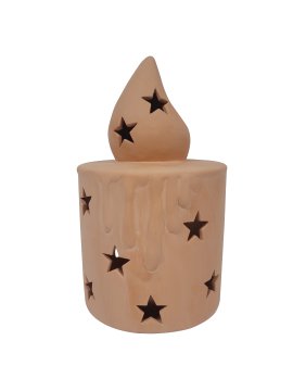 Teelichthalter Weihnachtskerze