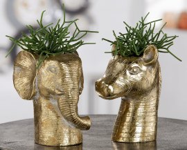 Zement-Pflanztopf Safari