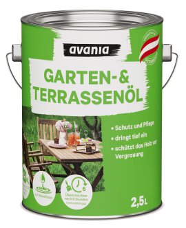 AVANIA Gartenterrassenöl Farblos 2,5 l