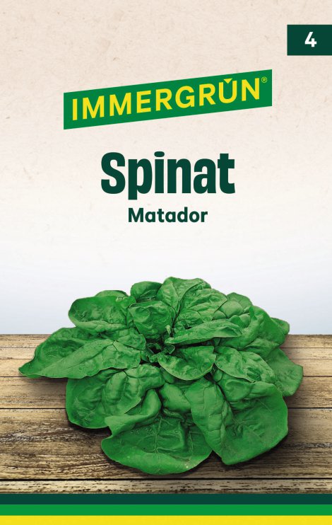IMMERGRÜN Tütensamen Spinat Matador