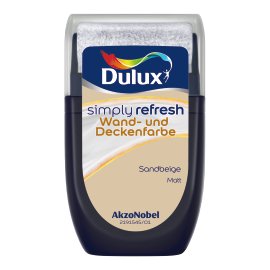 DULUX Simply Refresh Wand und Deckenfarbe Test Sandbeige 30 ml
