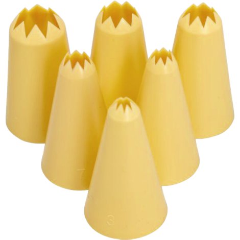 Sterntüllensatz Ploypropylen 6-tlg.