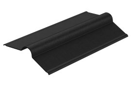 GUTTA Firsthaube Natur 850 mm, Schwarz