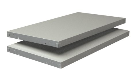 SCHULTE REGALWELT Fachboden PowerMax Weiß  60x35 cm, 2 Stk.