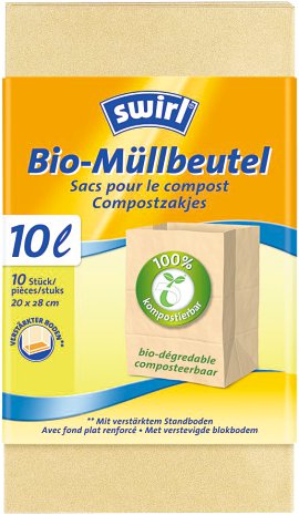 Swirl Bio-Müll-Papierbeutel