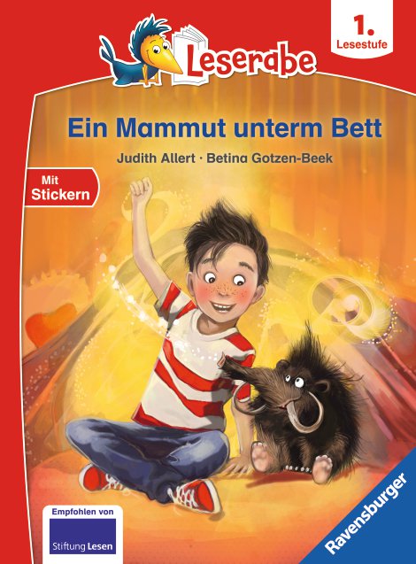 RAVENSBURGER Buch Leserabe Ein Mammut unterm Bett
