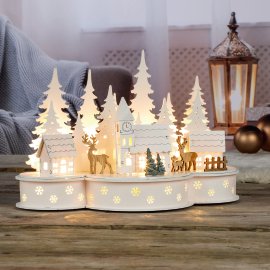 LED-Deko Weihnachtsstadt