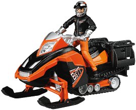 BRUDER Schneemobil mit Fahrer 63101