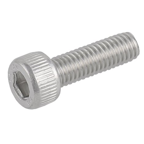 SUKI Zylinderschraube verzinkt 8.8 DIN912 Vollgewinde M6x20 mm, 6 Stk.