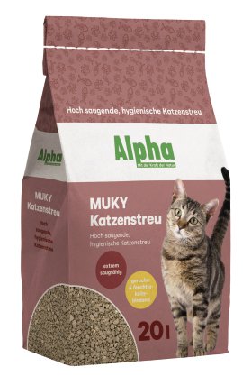 ALPHA Katzenstreu mit Pinienduft