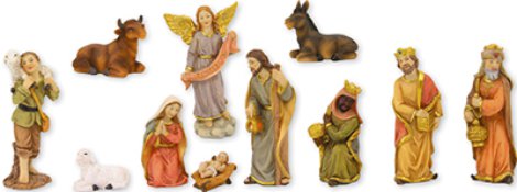 Krippenfigur 6 cm 11-tlg.