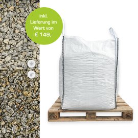 Min2C Granitsplitt anthrazit-weiß 8-12mm 1000kg Big Bag