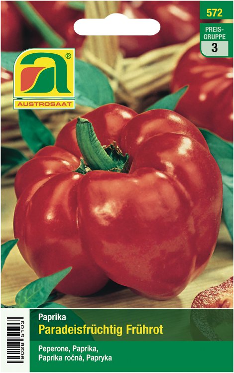 Paprika Paradeisfrüchtiger Frührot