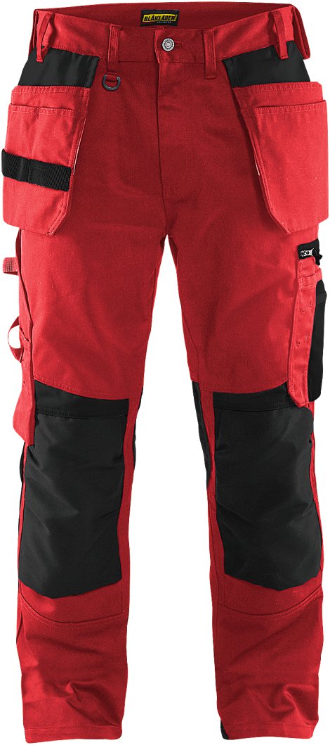BLÅKLÄDER Handwerker Bundhose Rot/Schwarz 50