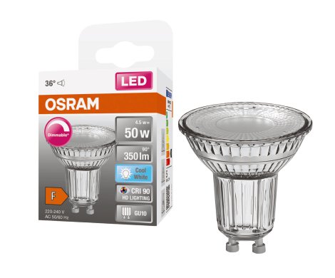 OSRAM LED-Reflektorlampe Superstar EX 50W 5,5W/4000K, GU10 Kaltweiß