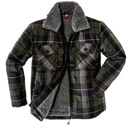 Thermohemd Oliv/Schwarz XL