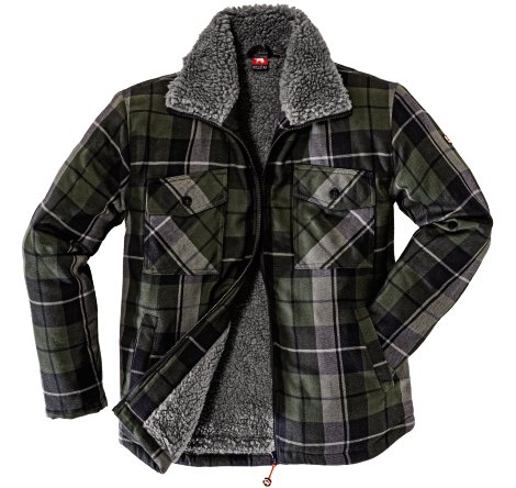 Thermohemd Oliv/Schwarz XL