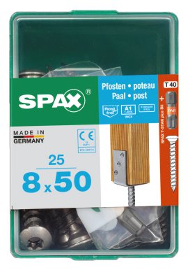 SPAX Verbinderschrauben 8x50 mm LP 25 Stk.