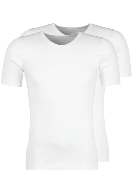 Herren Leibchen Kurzarm Weiß XL