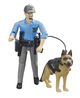 Bworld Polizist mit Hund 62150