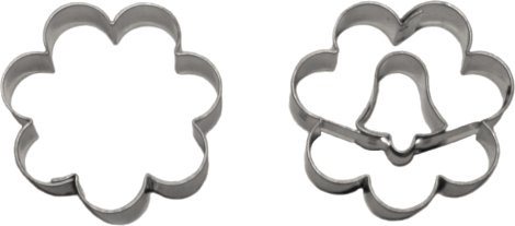 Duo-Ausstecher 2in1 Blume & Glocke