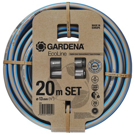 GARDENA Schlauch EcoLine mit Syt-Teilen 1/2" 20 m