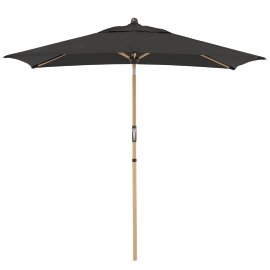DOPPLER Sonnenschirm Alu-Wood Ultra 210x140 cm, anthrazit