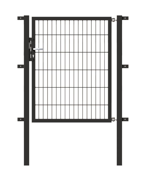 ALBERTS Stabgitter Einzeltor Anthrazit 1200x1000 mm