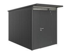 BIOHORT Gerätehaus A3 AvantGarde® mit Standardtür, dunkelgrau-metallic