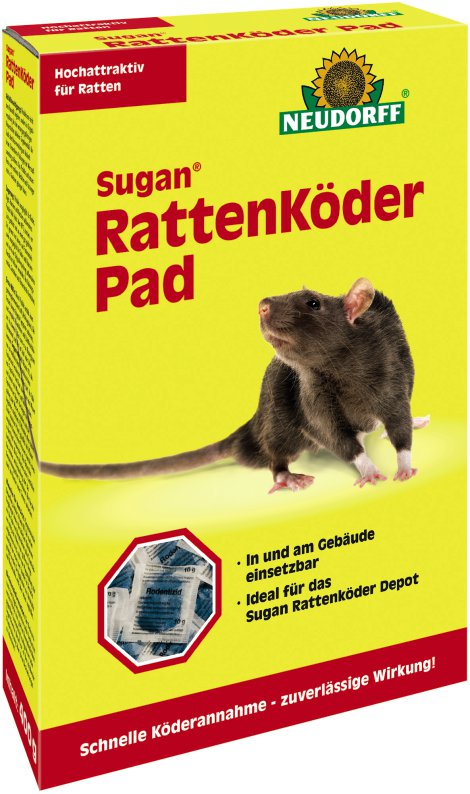 NEUDORFF® Sugan RattenKöder Pad 12 x 400g