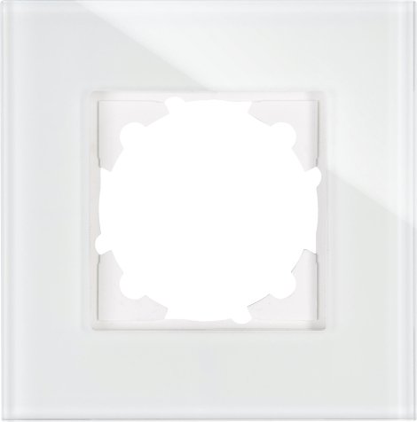 KOPP Rahmen Glas HK07 1-fach Weiß