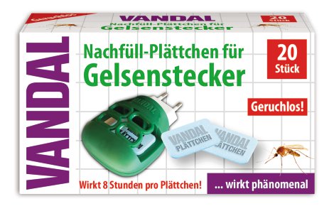 VANDAL Gelsenstecker Nachfüll-Plättchen 20 Stk.