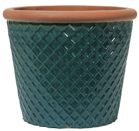 Pflanztopf Barn Washed Grün 45 cm