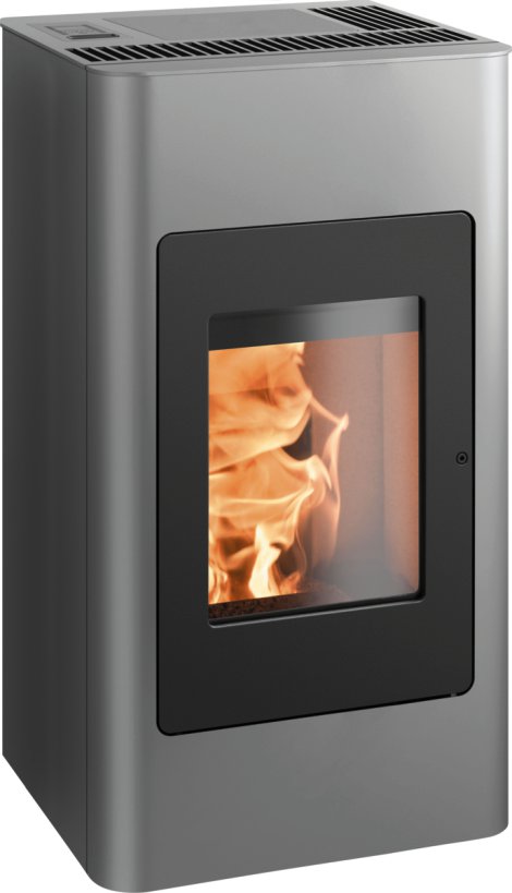 HAAS+SOHN Pelletofen HSP2 Cube Perl-Anthrazit/Perl-Schwarz