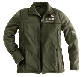 PUMA Softshelljacke Champ Oliv/Carbon S