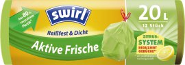 SWIRL® Duft Müllbeutel Aktive Frische Zitrus recycelt