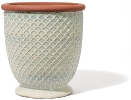 Pflanzgefäß Hutch Washed Creme 53 cm