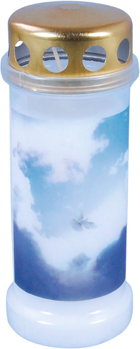 BOLSIUS Grablicht Nr. 6 - Himmel, weiß