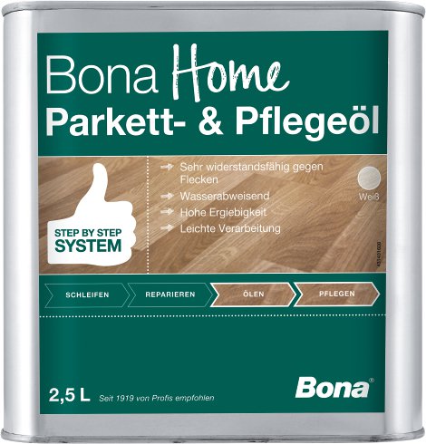 Parkett- und Pflegeöl Weiß 2,5 l