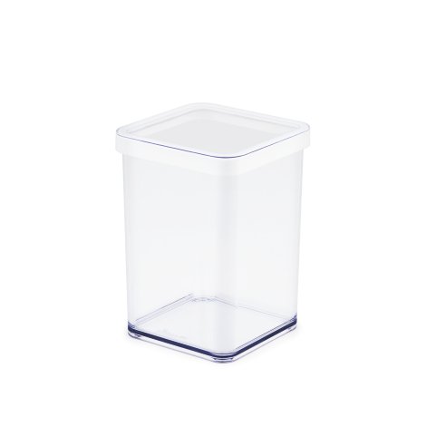 ROTHO Vorratsdose Loft Premium Quadratisch Weiß 1 l