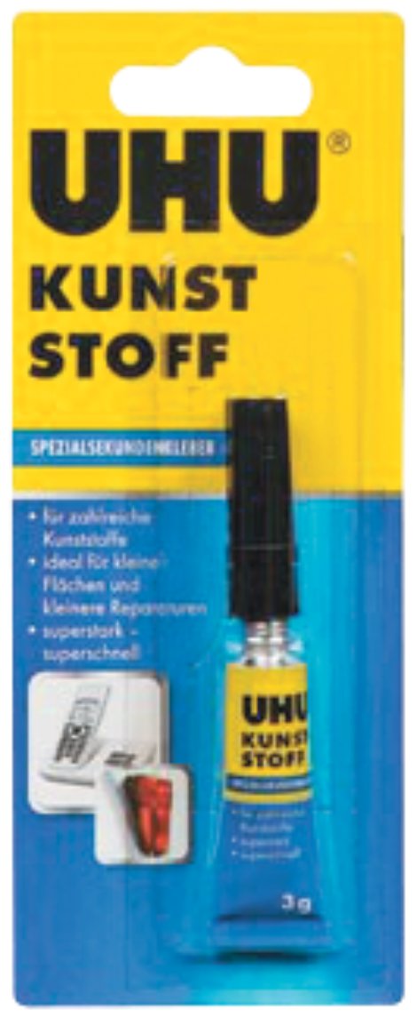 UHU Spezialsekundenkleber für Kunststoff 3 g