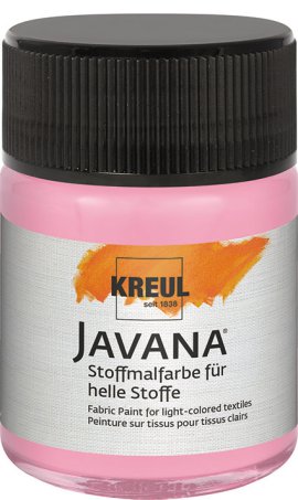 KREUL Stoffmalfarbe für helle Stoffe Leuchtrosa 50 ml