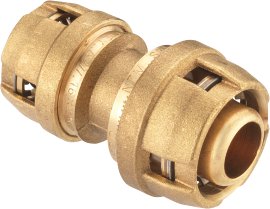 CORNAT Steck-Reduzier-Kupplung komplett ø 20 mm, ø 16 mm, messing-blank